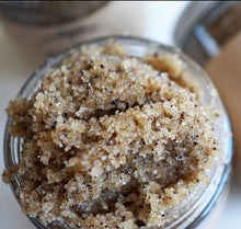 Load image into Gallery viewer, Photo of sugar scrub in jar without lid. Photo is a stock internet photo and does not represent the actual product advertised.